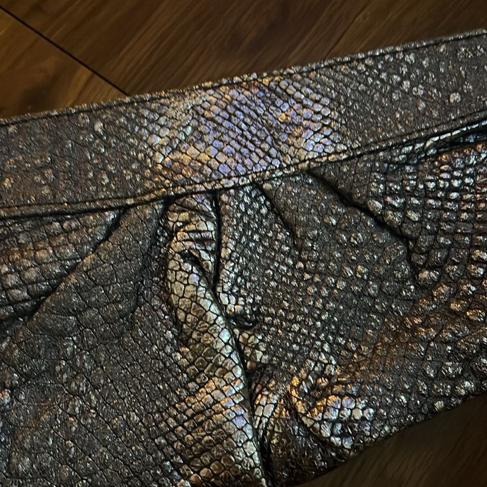 Lauren Merkin Clutch Bag - Beautiful with Dust Bag Metallic Clutch - Picture 4 of 7